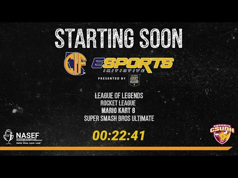 CIF Esports Initiative 2026 championship at CSU Dominguez Hills