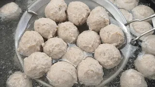 ลูกชิ้นหมูสูตรโฮมเมด เนื้อเด้งอร่อยมั่นใจปลอดภัย pork ball