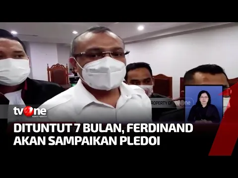 Ferdinand Hutahaean Dituntut Jaksa 7 Bulan Penjara