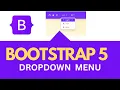 Bootstrap 5 Drop down menu