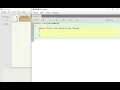 BlueJ - Java lesson 1 Hello World