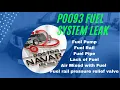 P0093 Fuel System Leak Nissan Navara D40