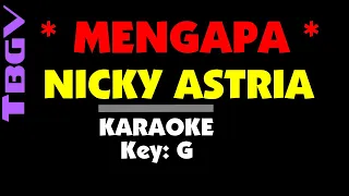 nicky astria mengapa karaoke key g