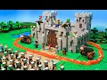 Download Lagu Security Build Hack vs Pillagers | The best Defence Village - LEGO Minecraft Animation