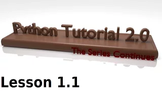 Python Tutorial 2016 Lesson 1 1 - Intro to for Loops and String Variables