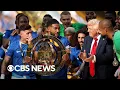 Download Lagu Trump presents trophy at Club World Cup as FIFA opens office in Trump Tower