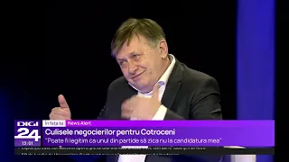 În fața ta cu Crin Antonescu: Îmi doresc să fie Georgescu în cursă, să îl vedem într-o dezbatere