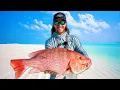 Catching Red Snapper on the Beach