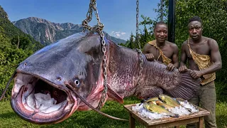 Chaba & Dudukwe’s INCREDIBLE  cooking Big dishes   In Hadzabe Land 