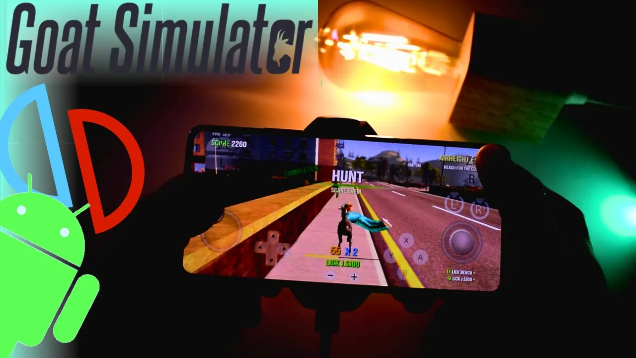 Goat Simulator Android Gameplay | Switch Android Emulator | Yuzu Mali GPU