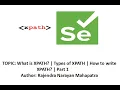 What is Xpath Types of Xpath How to write Xpath Part 1