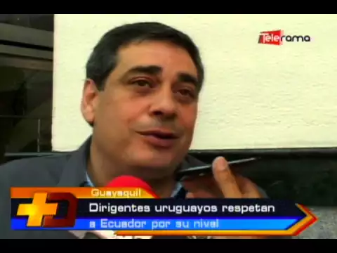 Dirigentes uruguayos respetan a Ecuador por su nivel