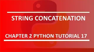 String Concatenation Python tutorial 17