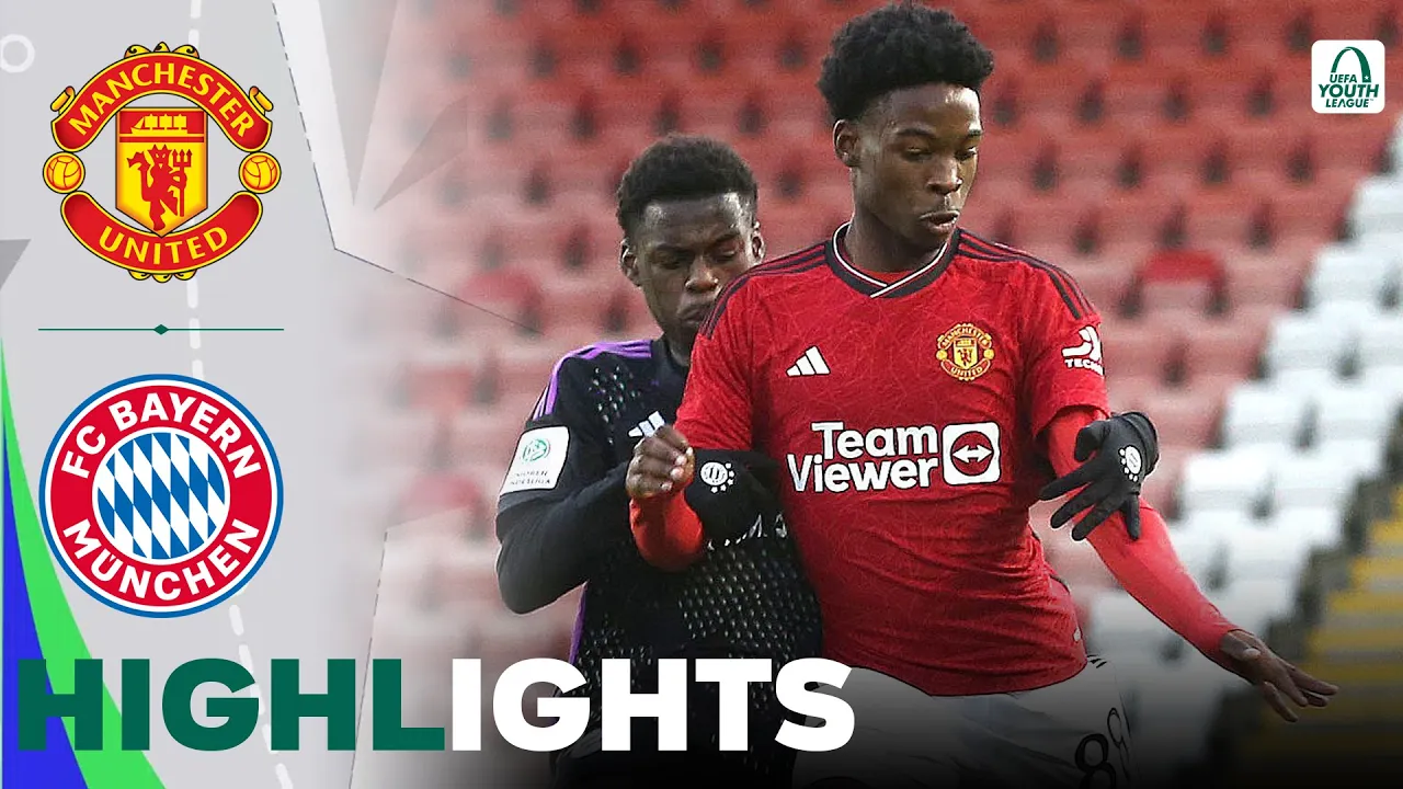 Man United vs Bayern Munich | Highlights | UEFA Youth ...