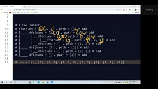 Leetcode 78 Subsets Backtracking Python