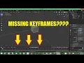 Why Can t I See My Keyframes in Blender s Timeline Tutorial