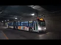 RTD Bus Englewood Station bound XD60 9327 Rt 0 leaving Union Station Bus Terminal