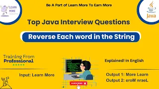 Master Java in Interviews Reverse Each Word in a String Explained QA Interview Programs LMTI