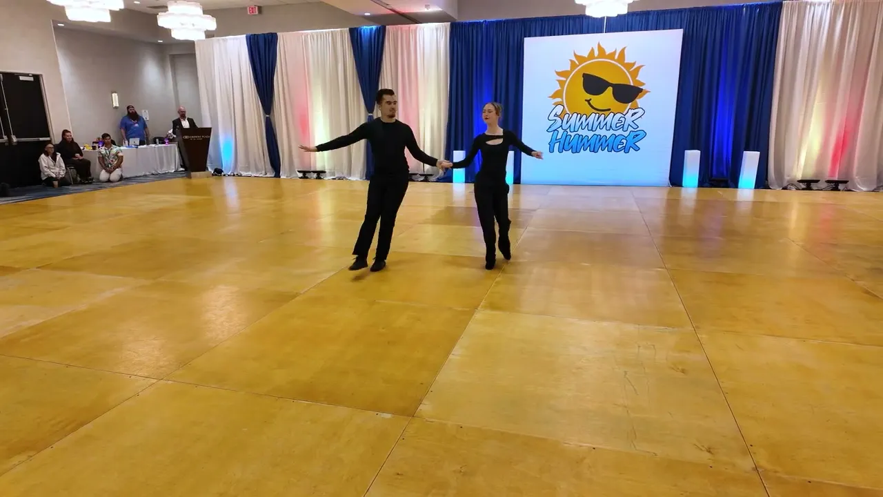 SH26 Rising Star Dario Haxhia and Charlotte Ridgway