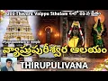 Lagu 03 Siva Sthalam/Vyagrapureeswarar temple/THIRUPULIVANAM/203 Thevara vaippu sthalam/Sreedhar Raju 
