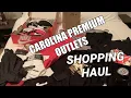 CAROLINA PREMIUM OUTLETS SHOPPING HAUL SMITHFIELD NORTH CAROLINA USA