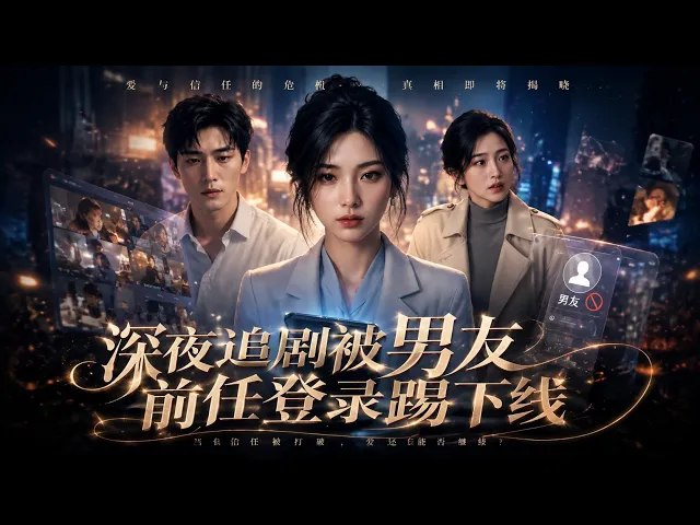 深夜追剧被男友前任登录踢下线