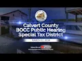 POACRE STD - Public Hearing