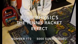 Tennis Racket Effect Dzhanibekov Effect Intermediate Axis Theorem F-J s Physics Number 173