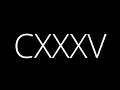 135 Roman Numerals