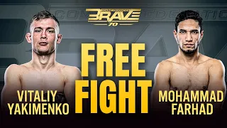 Vitaliy Yakimenko vs Mohammad Farhad FULL FIGHT BRAVE CF 70
