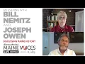 Maine Voices Live Waterville - Joseph Owen and Bill Nemitz