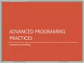SOEN6441 - Advanced Programming Practices