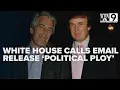 White House accuses Dems of political ploy over Epstein email release