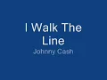 Johnny Cash - I Walk The Line (Lyrics)