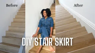 Transform Your Stairs with Easy DIY Stair Skirt Techniques!