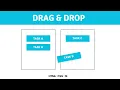 Hot to Make Drag and Drop in HTML CSS JS JavaScript Mini Project