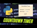 Huong dan Code ung dung Dong ho dem nguoc - Countdown timer voi Python
