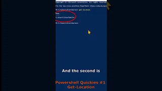 Powershell Quickes 1 How To Use Get Location 