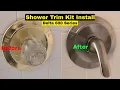 How to Install or Replace a Shower Trim Kit Delta 600 Series Fix Leaky Shower