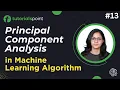Principal Component Analysis Machine Learning Tutorial Tutorialspoint