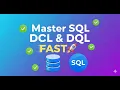 SQL DCL DQL Explained Simply GRANT REVOKE SELECT Statements SQL Tutorial 2025