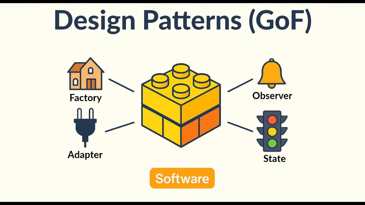 Software Design Patterns (GoF): explained without jargon + real-world examples