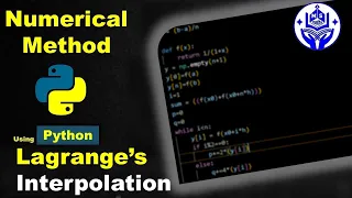 Python code of Lagrange s Interpolation Interpolating polynomial