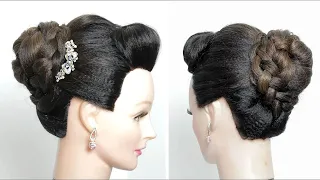 Braided Updo for Long Hair | Elegant Bun Hairstyle Tutorial
