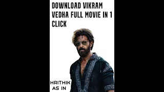 how to download vikram vedha full movie