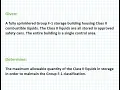 Example 307-1 Maximum Allowable Quantity per Control Area - 2015 International Building Code