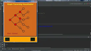 Graph Traversing Visualizer using Python by Tkinter