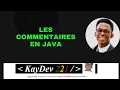 Les commentaires en JAVA