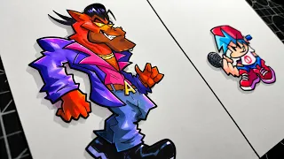 DIBUJO Friday Night Funkin' Vs THE AURA FARMER