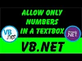 Allow only Numbers in a Textbox in VB NET